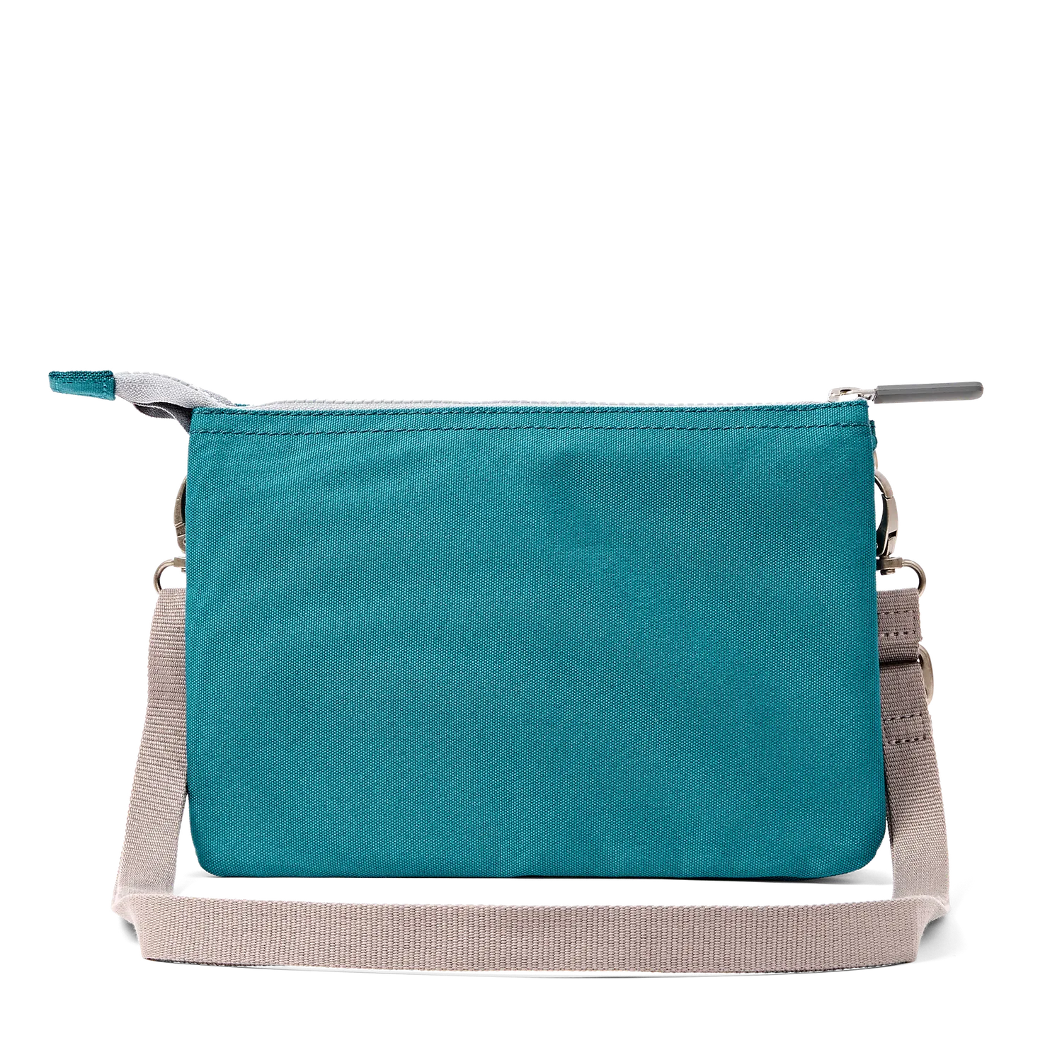 Roka London Carnaby XL crossbody taske Deep Teal ensfarvet