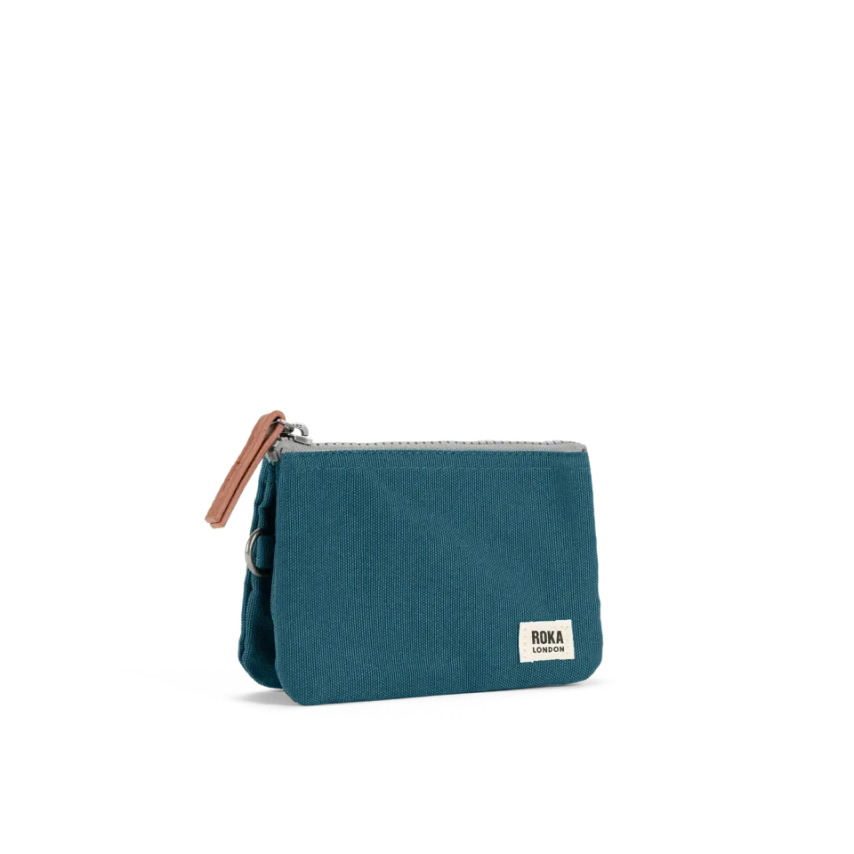 Roka London Carnaby Small pung teal 0,2 liter