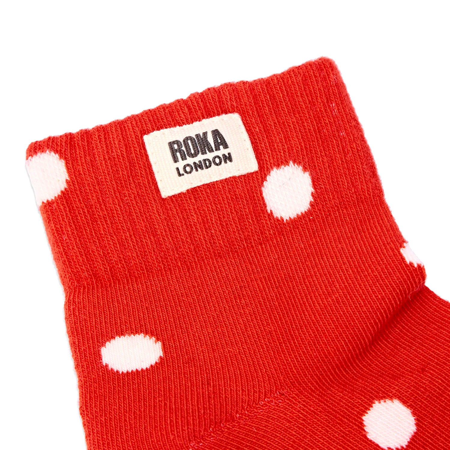 Roka London Wembley ankelsokker Spicy Orange Dot dame
