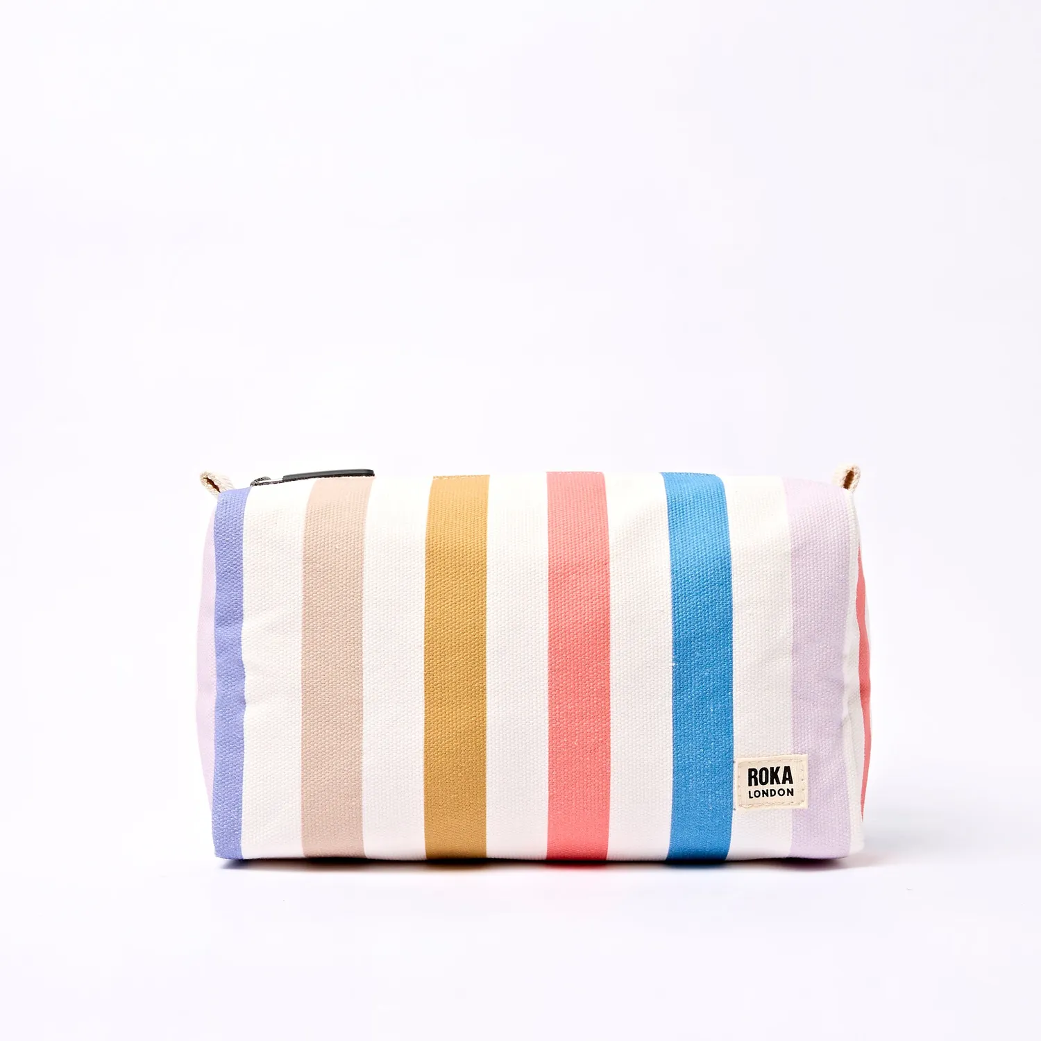 Roka London Maygrove toilettaske Small pastel multi stripe