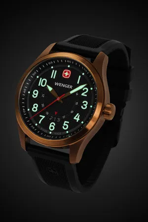 Wenger Terragraph herreur bronze sort skive silikone