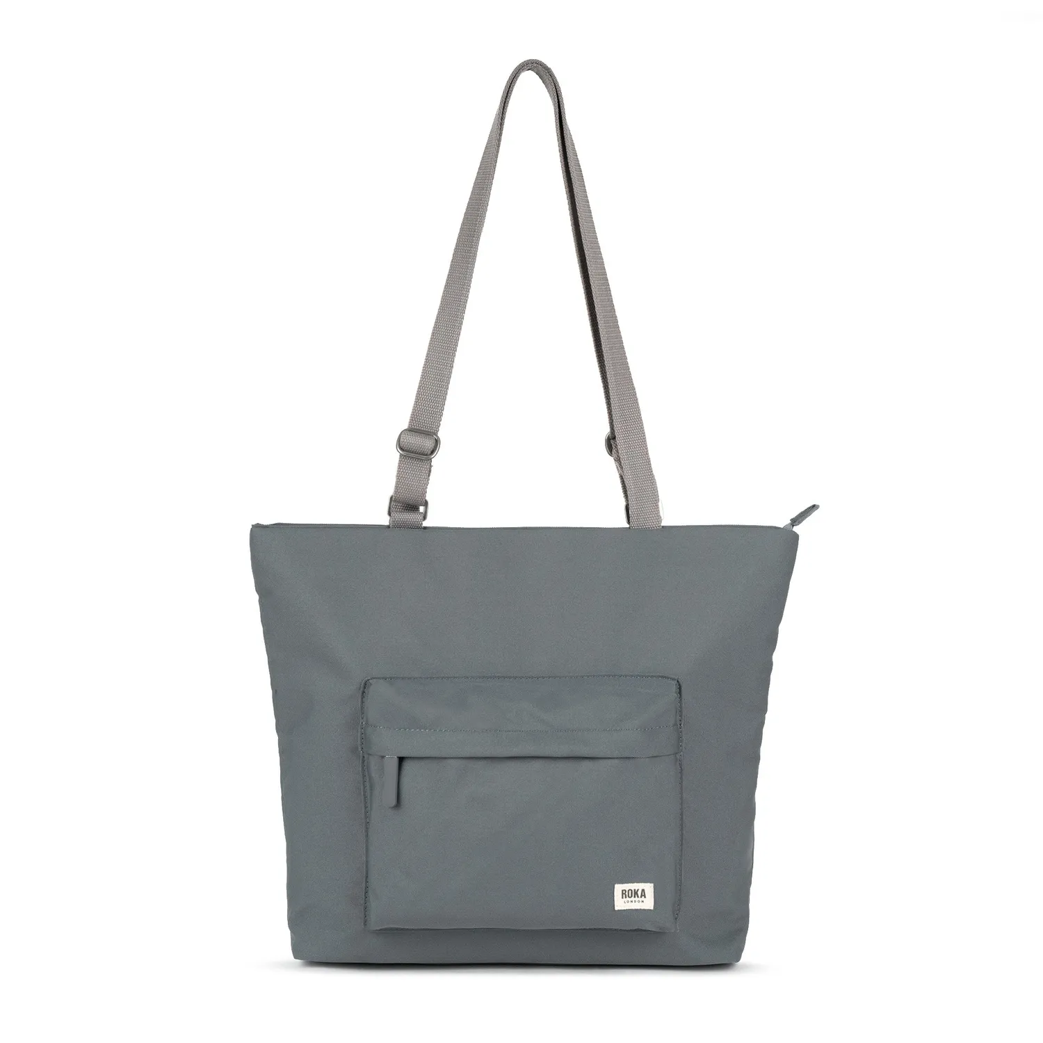 Roka London Trafalgar Smoke tote medium grå laptop
