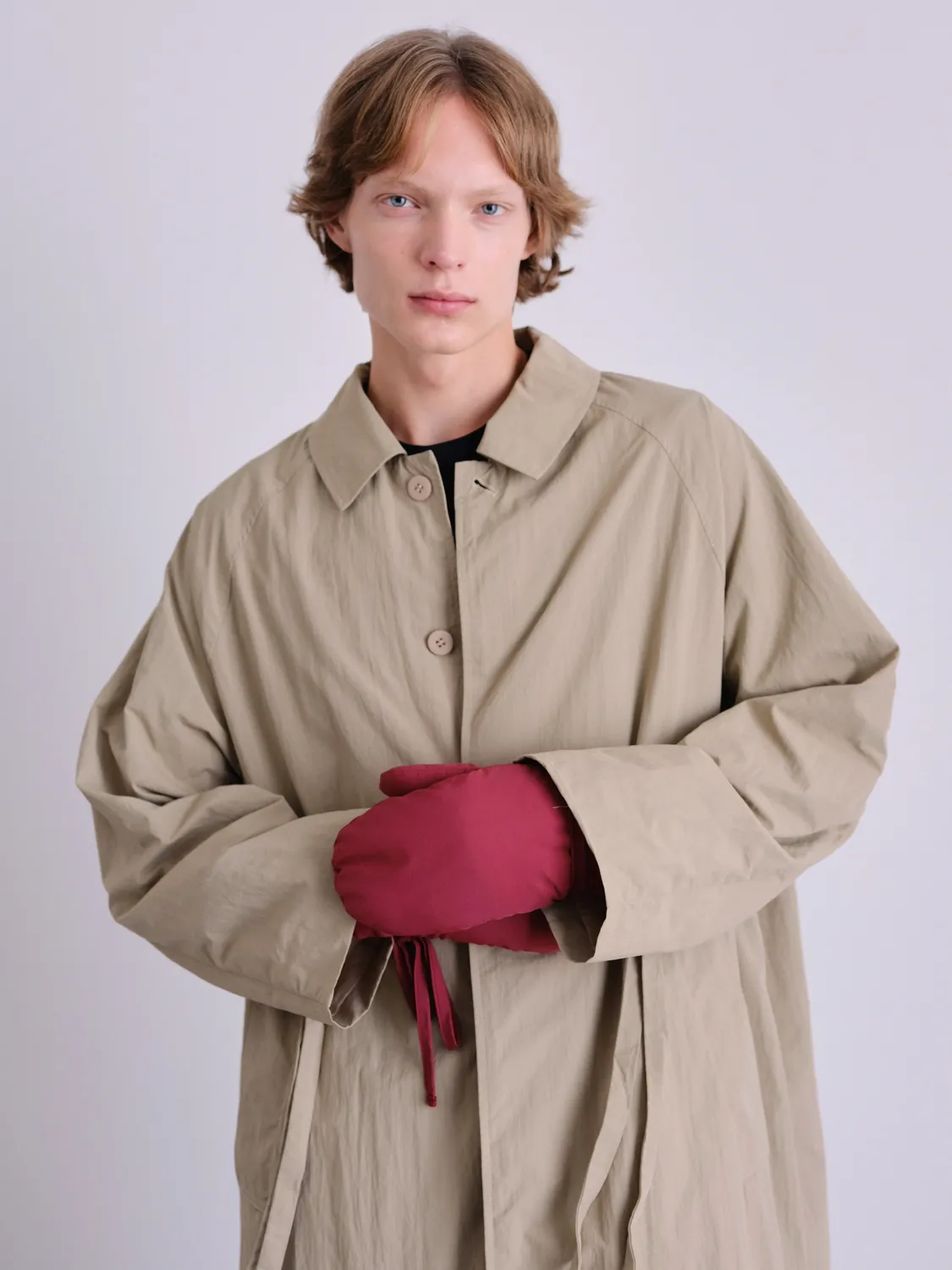 Ölend Padded Gloves luffer kirsebærrød