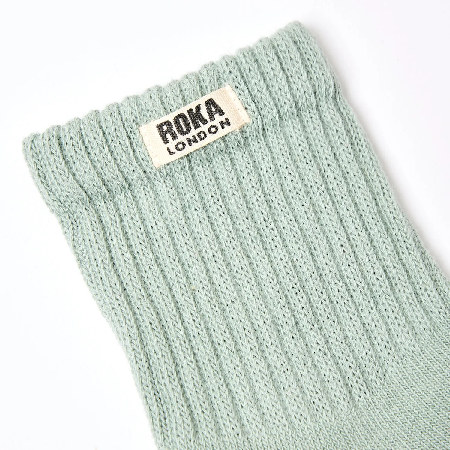 Roka London Windsor strømper mist UK 3-8 økologisk bomuld