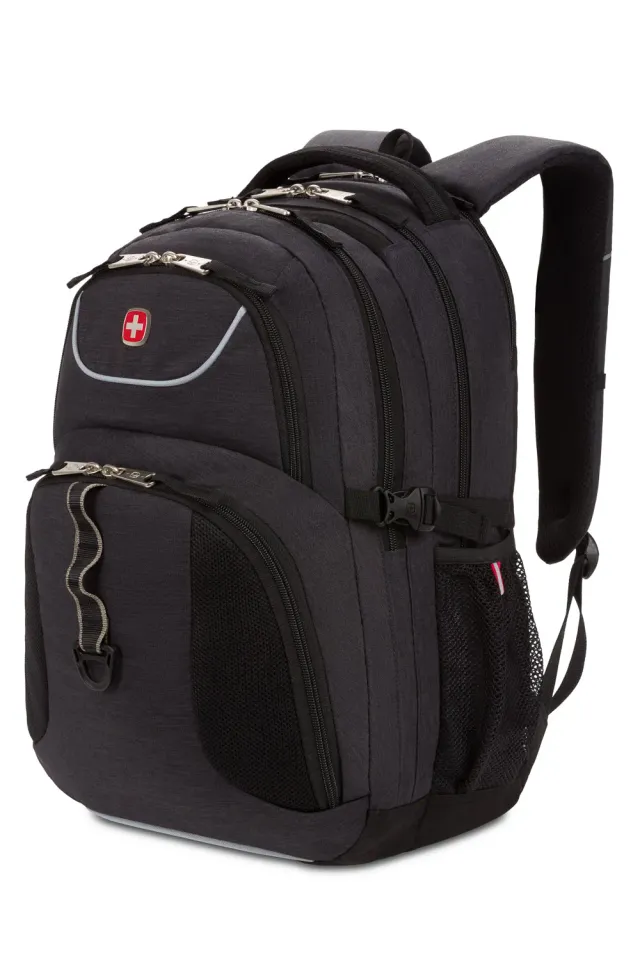 Swissgear 3932 laptop rygsæk mørkegrå 5 rum