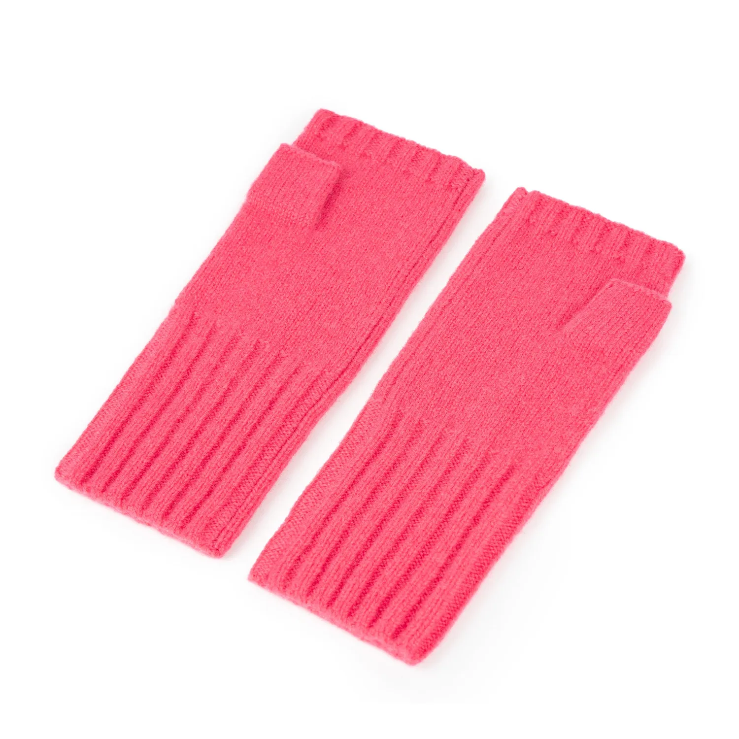 Roka London Metropolitan fingerløse handsker coral cashmere