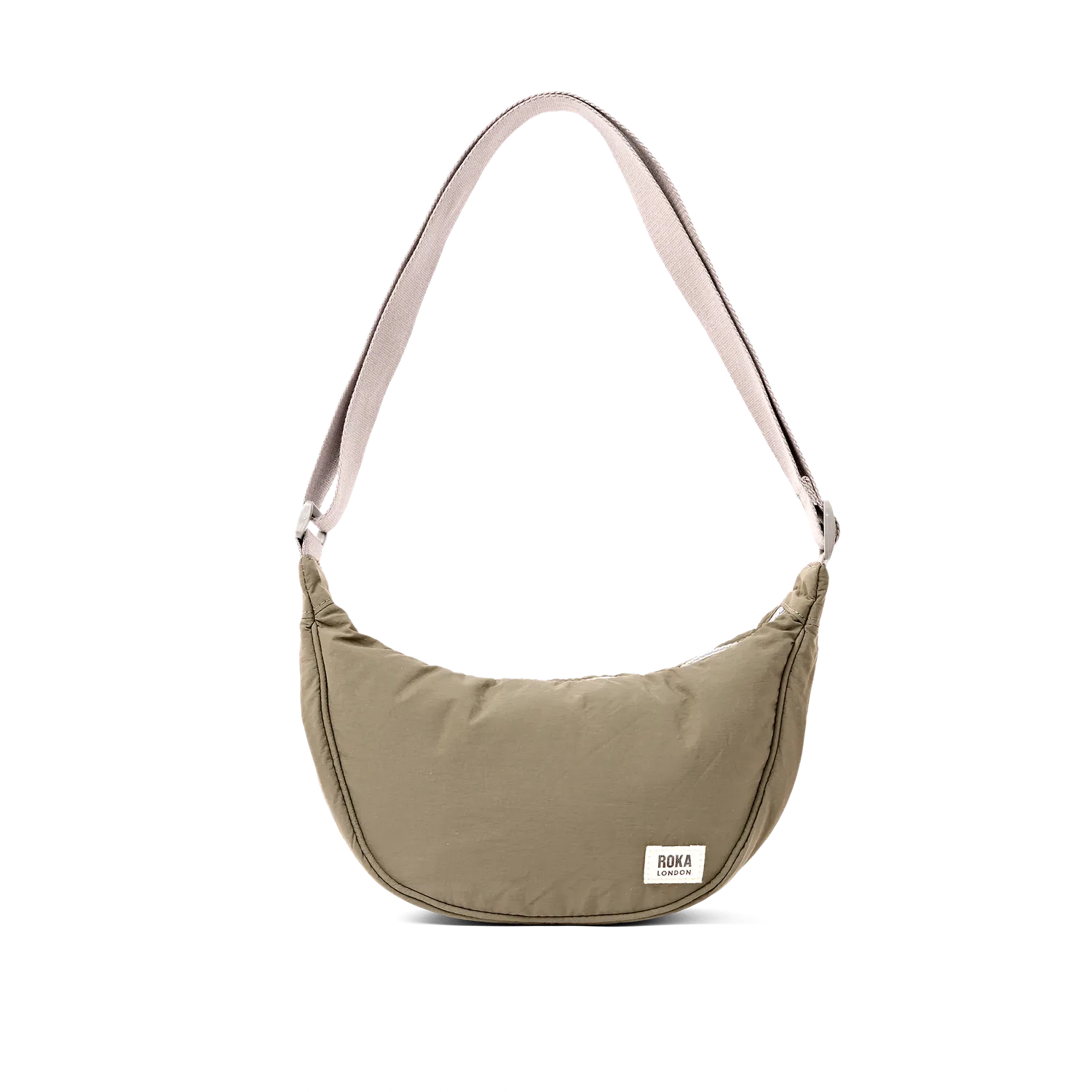Roka London Farringdon halvmåne taske basil small