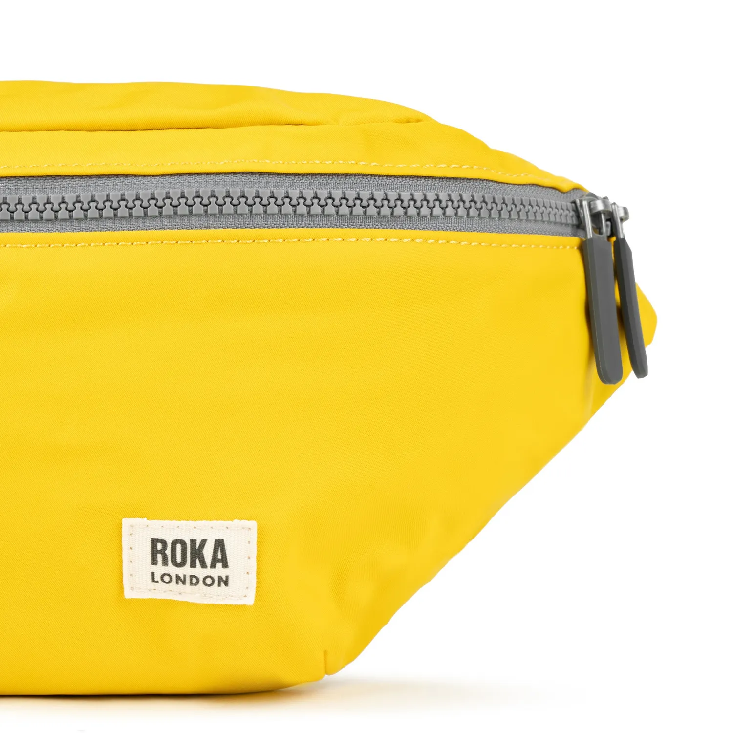 Roka London Jubilee bumbag Mustard Medium 3,2 liter