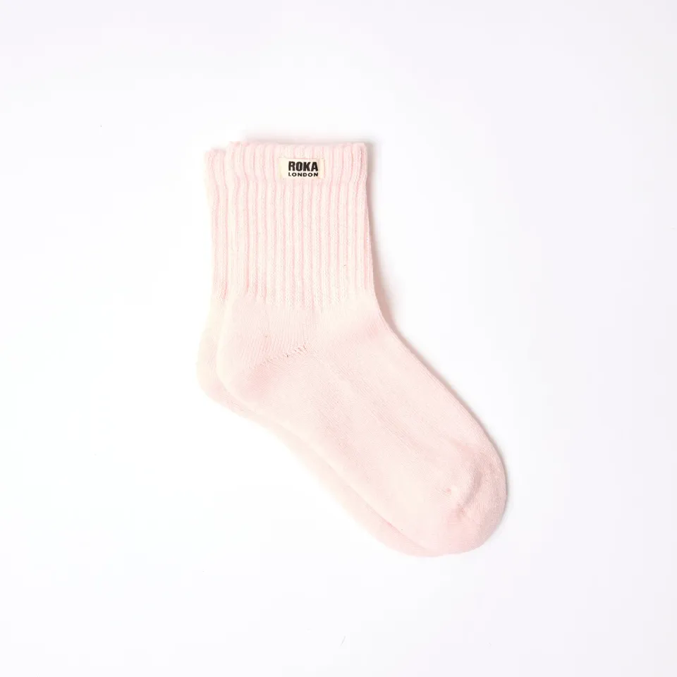 Roka London Windsor Crew strømper transcendent pink
