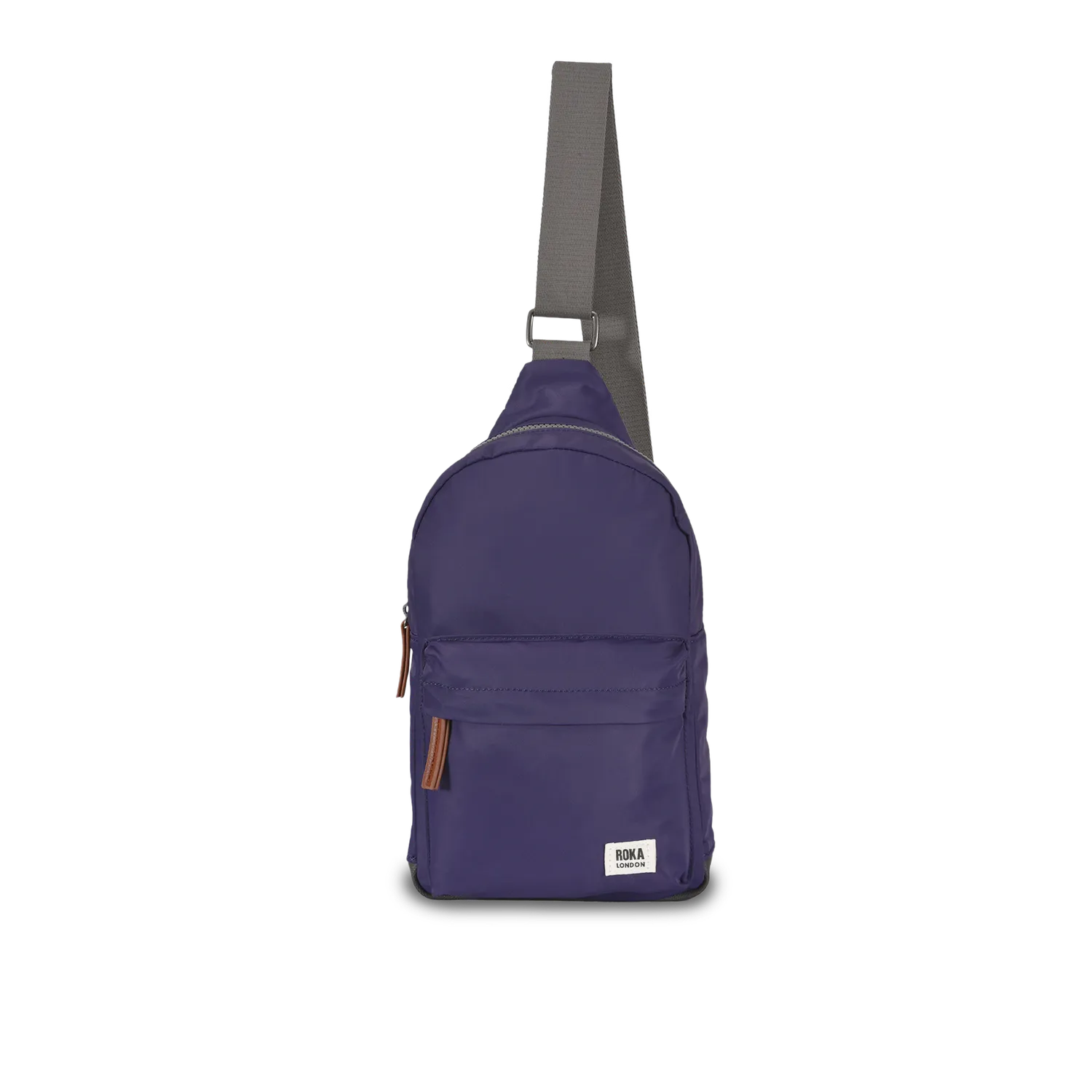 Roka London Willesden Large crossbody taske mulberry vandafvisende