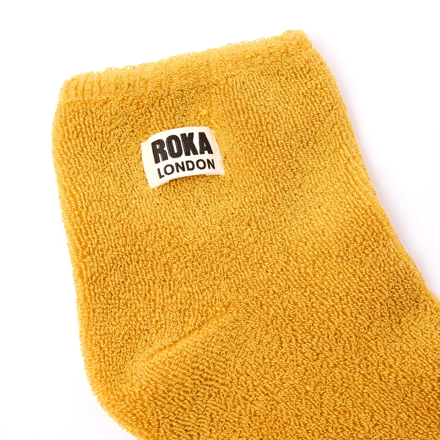 Roka London Watford strømper Corn 36-42 økologisk bomuld