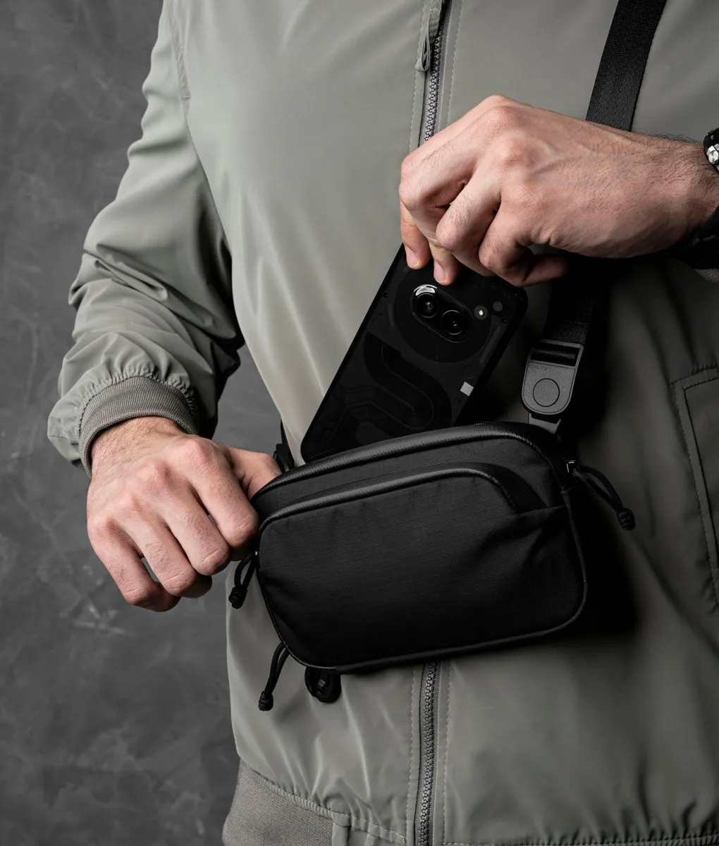 Alpaka Bravo Passport Pouch paspung sort 210D