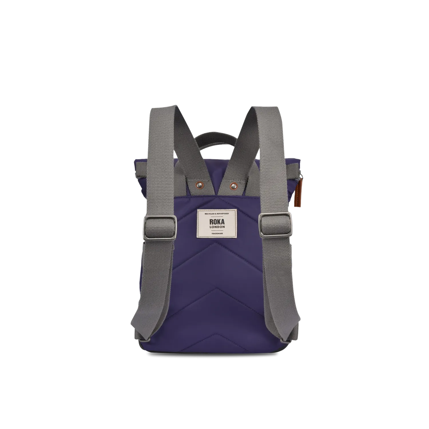 Roka London Canfield Roll Top rygsæk Mulberry Medium vejrbestandig