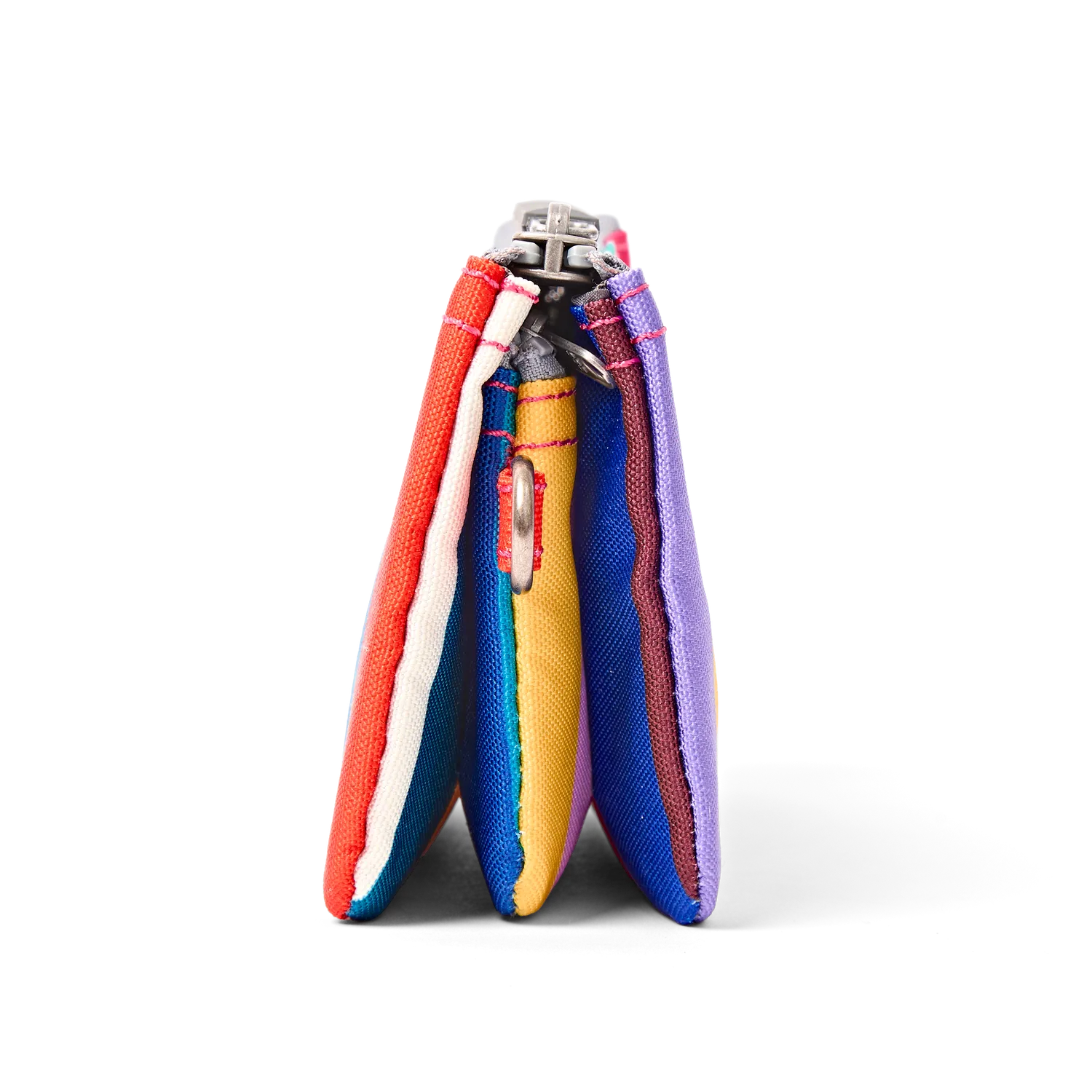 Roka London Carnaby Small pung Wide Multi Stripe 0,2 liter