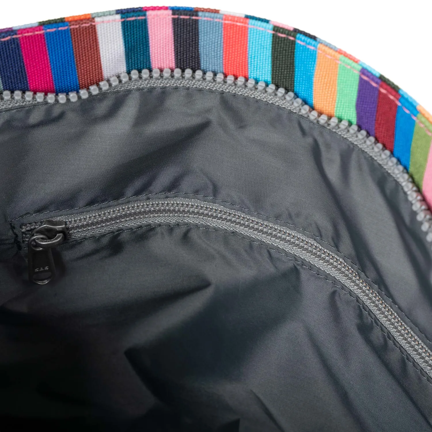 Roka London Kennington skuldertaske Multi Stripe