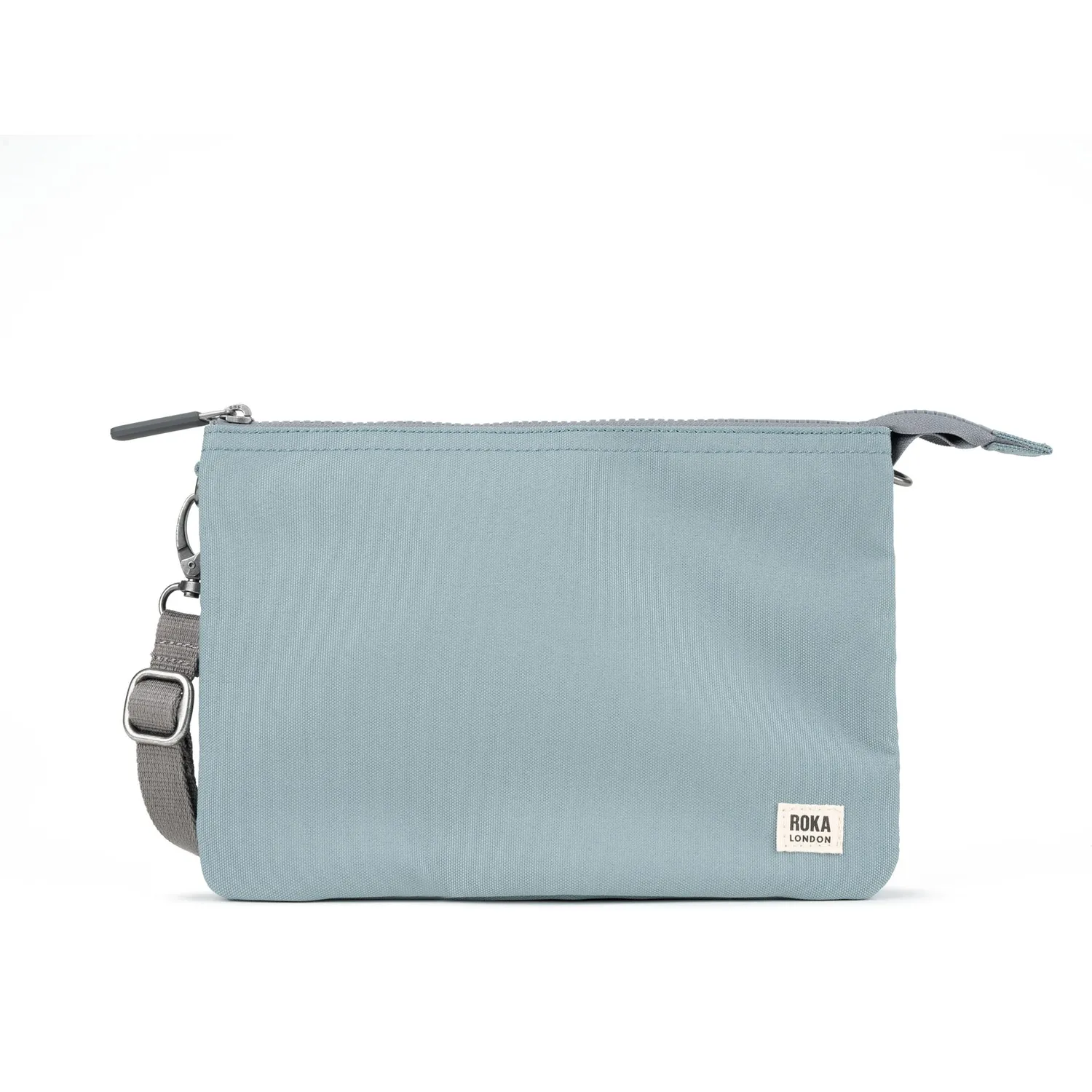 Roka London Carnaby crossbody XL London Fog blå 0,5L