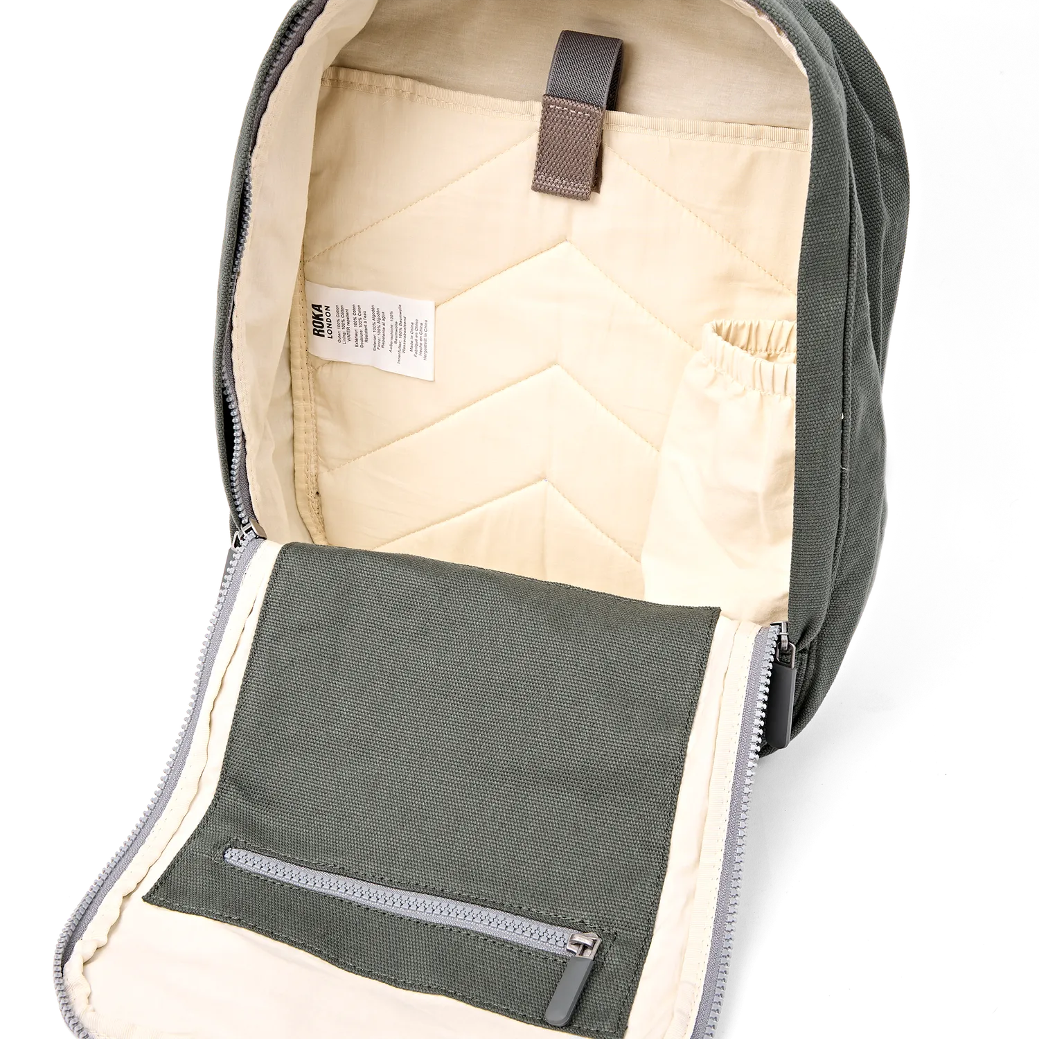 Roka London Hampton Willow rygsæk Small 9,2 liter canvas