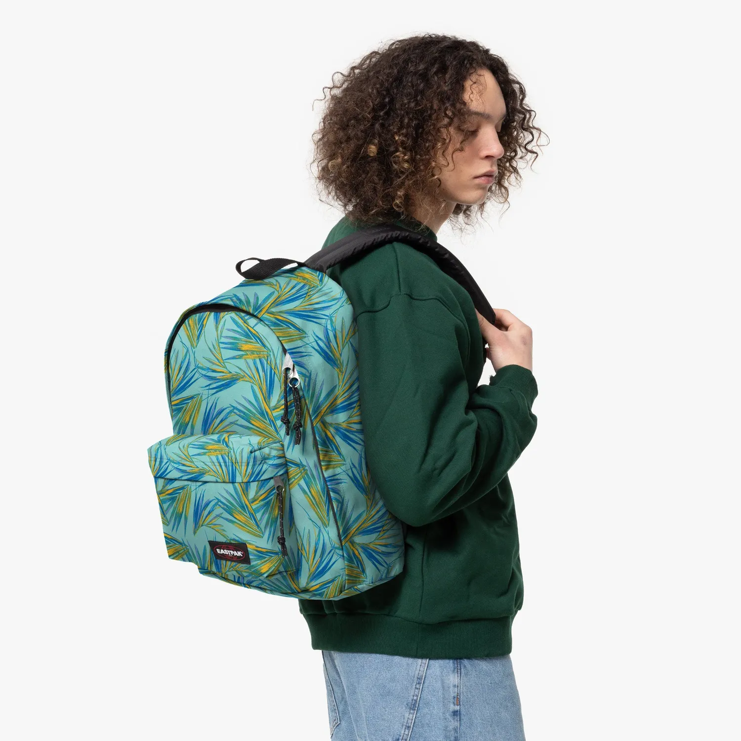 Eastpak Out of Office rygsæk Brize Palm Aqua 14"