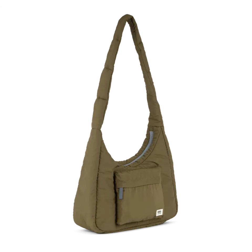 Roka London Belsize crossbody taske Moss Medium 14,7 liter