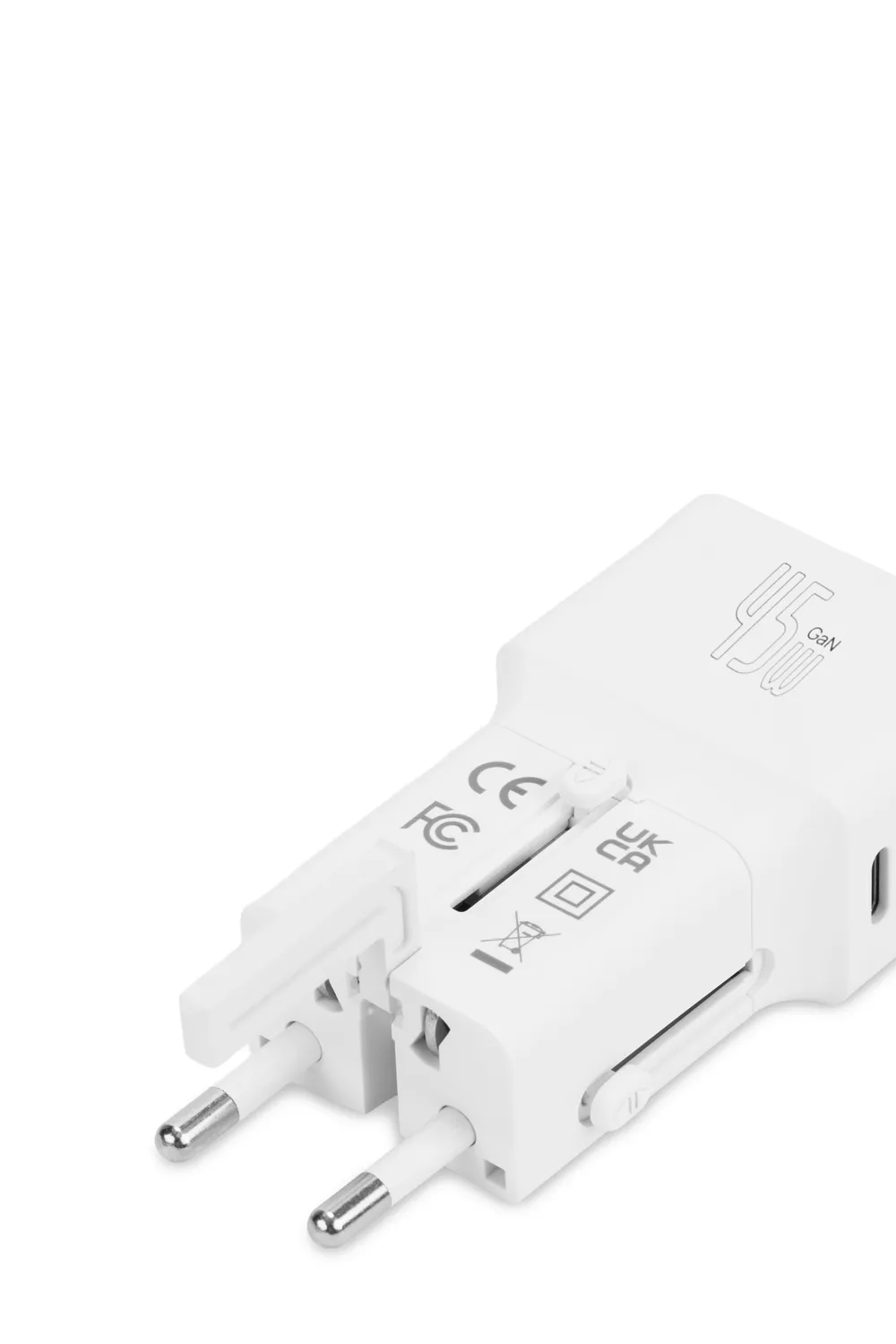 Swissgear Worldwide Fast Charger oplader hvid GaN