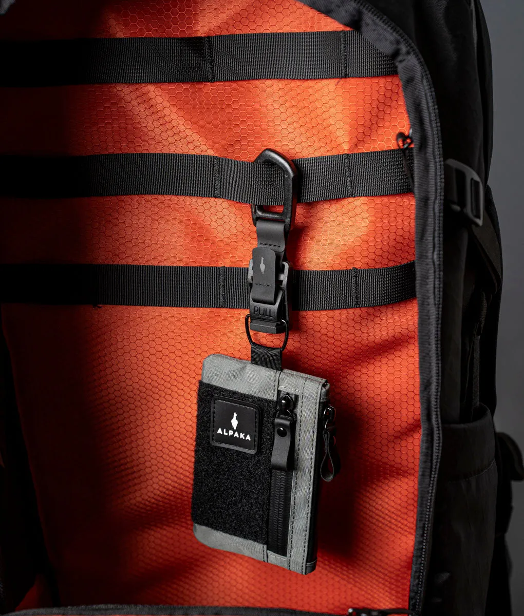 Alpaka HUB Carabiner karabinhage sort mount