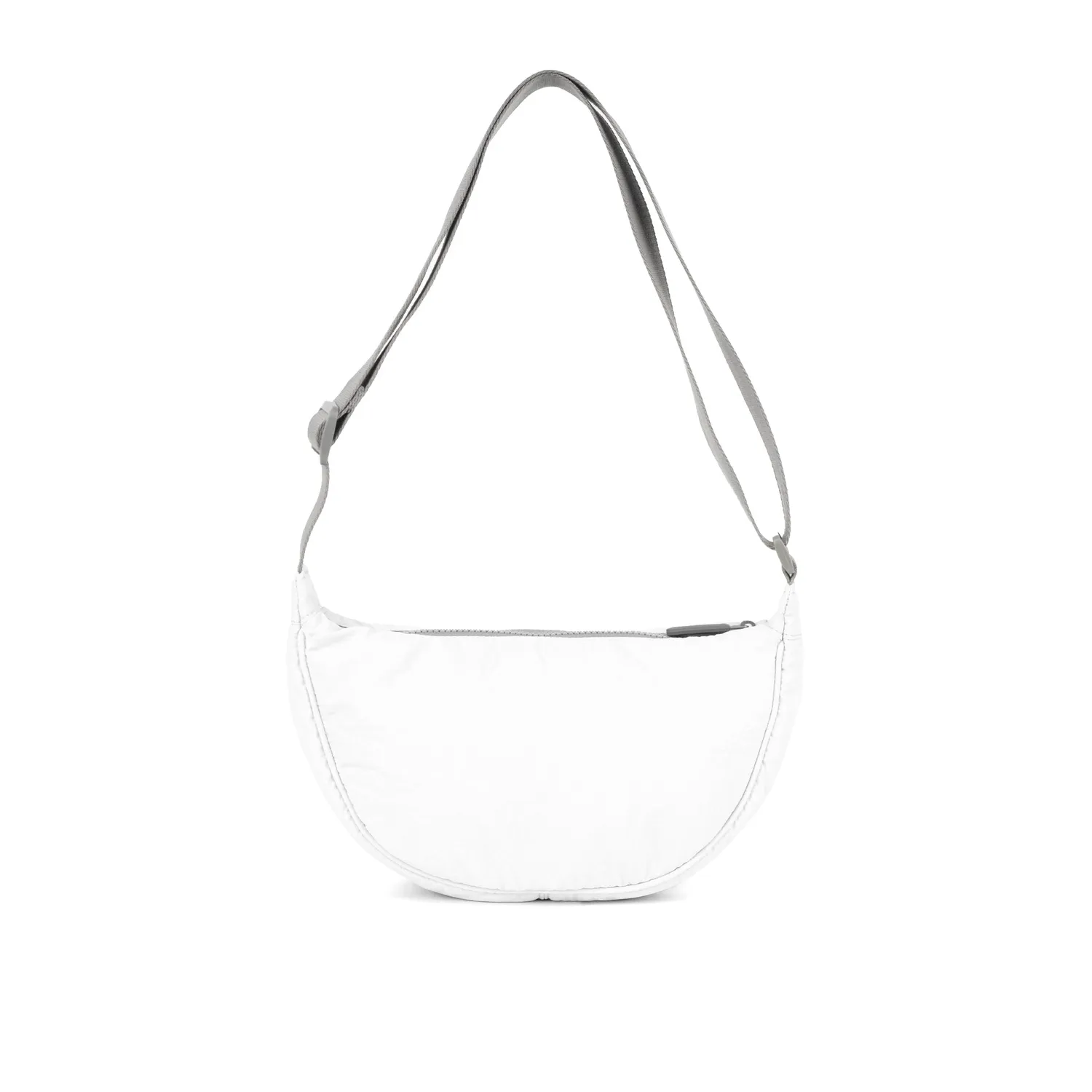 Roka London Farringdon Half Moon crossbody taske Coconut Small