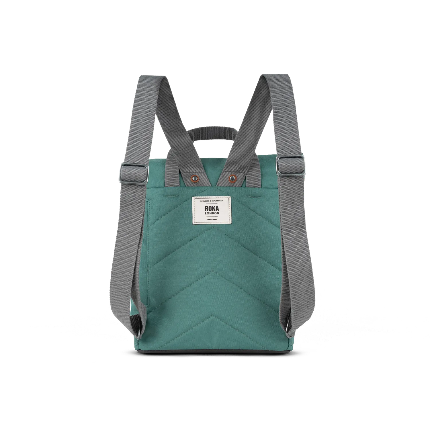 Roka London Finchley rygsæk Sage roll top laptop 15 tommer