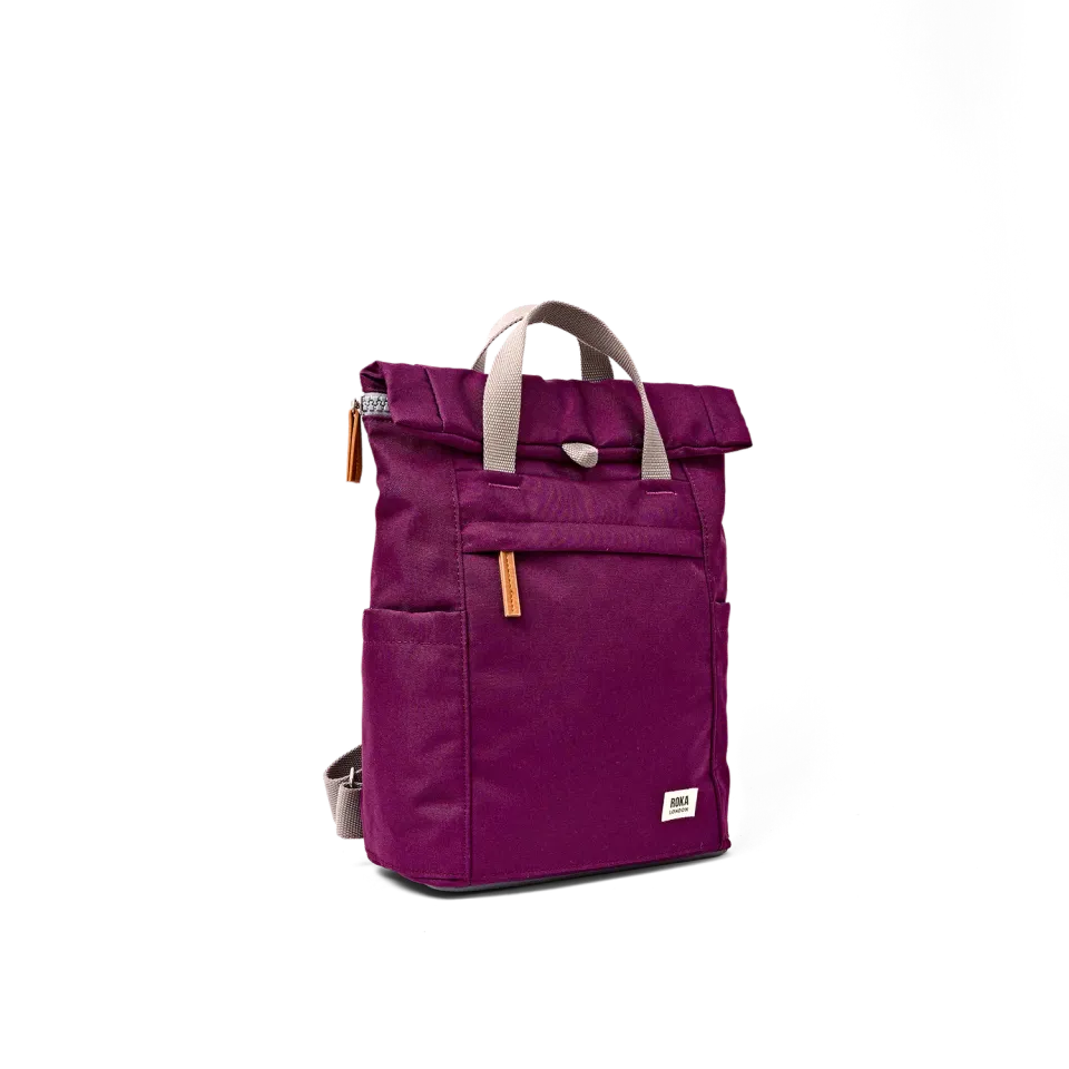Roka London Finchley Cherry Lacquer rygsæk roll-top