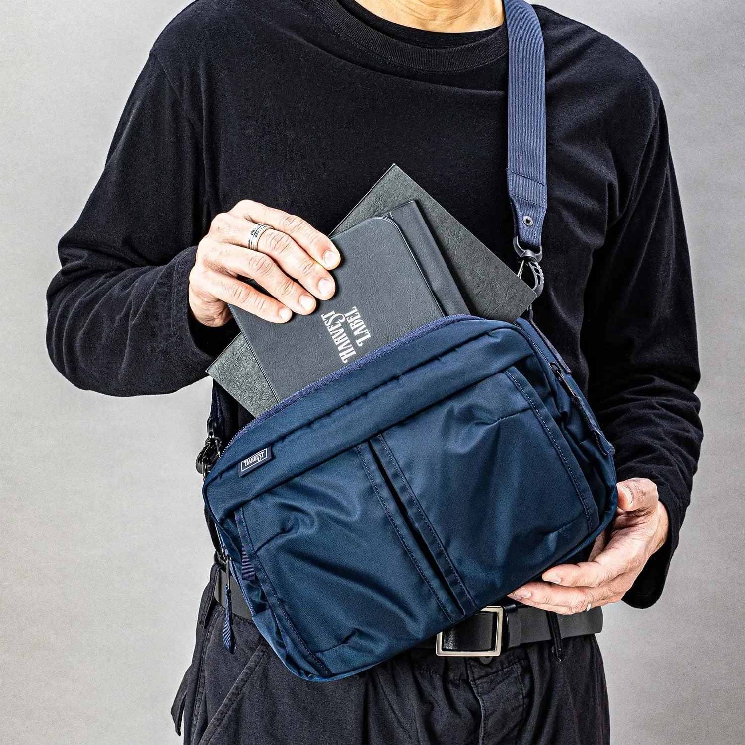 Harvest Label Urban Cargo skuldertaske sort vandtæt