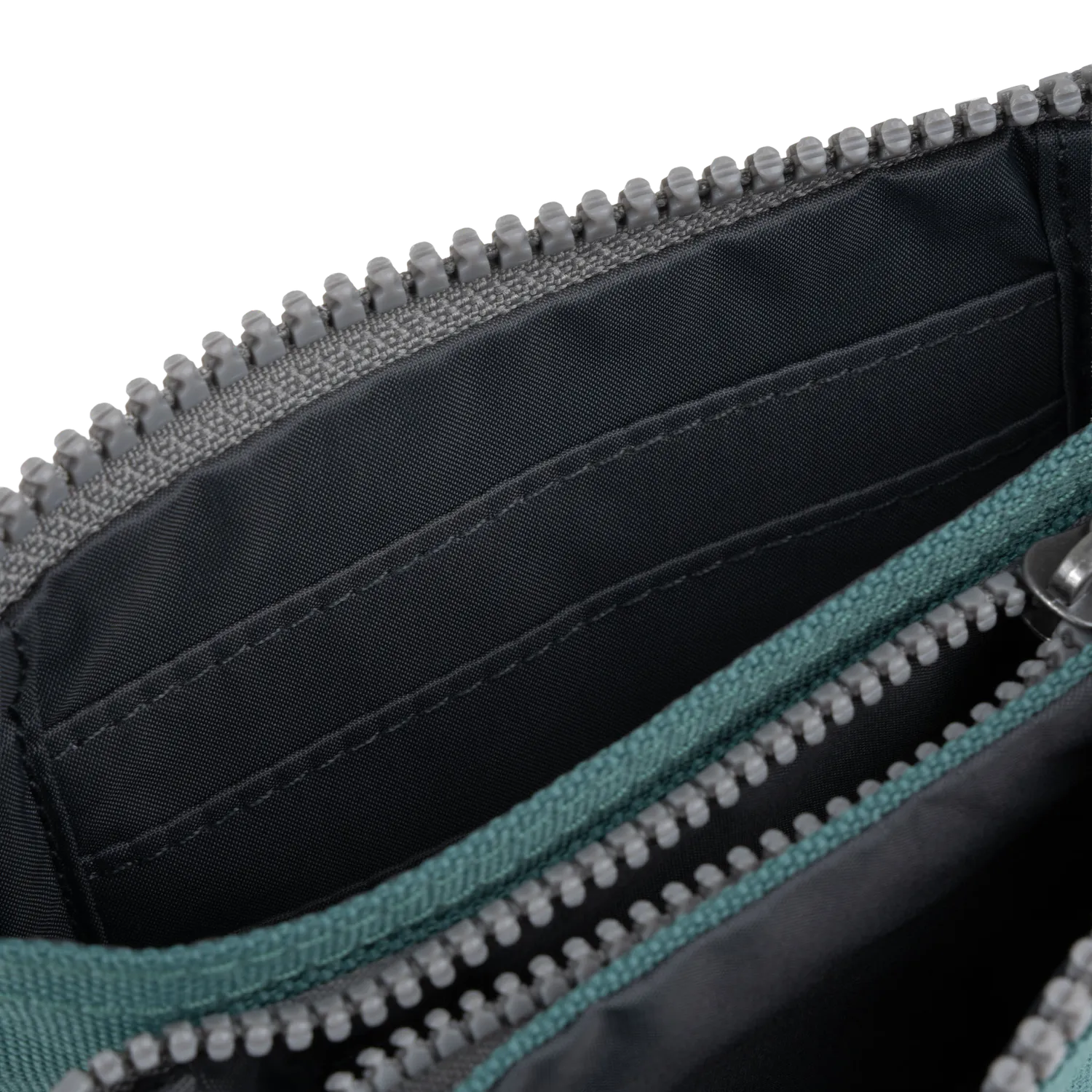 Roka London Carnaby pung Sage Small recycled canvas