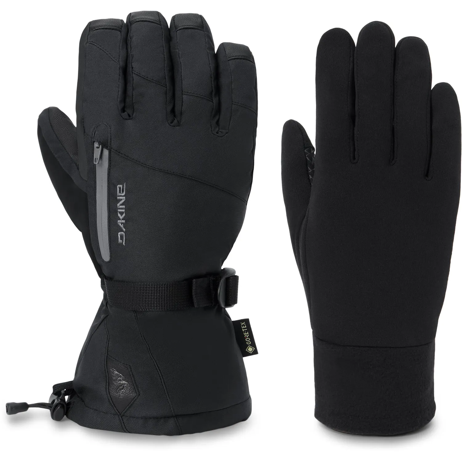 Dakine Titan 2.0 DLX Gore-Tex handske sort læder