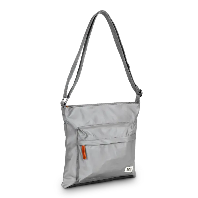Roka London Kennington skuldertaske Stormy Medium crossbody