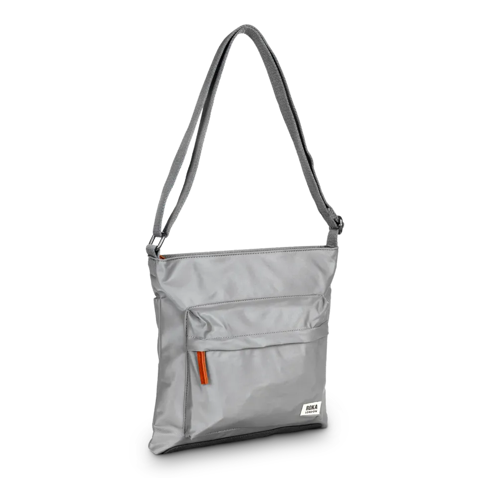 Roka London Kennington skuldertaske Stormy Medium crossbody