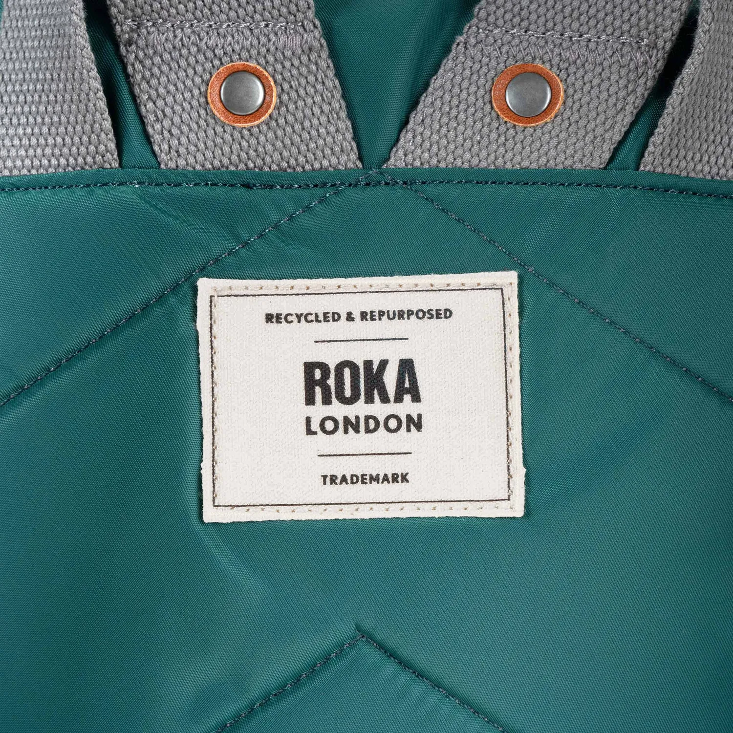 Roka London Bayswater Teal rygsæk Medium 14,6 liter laptop