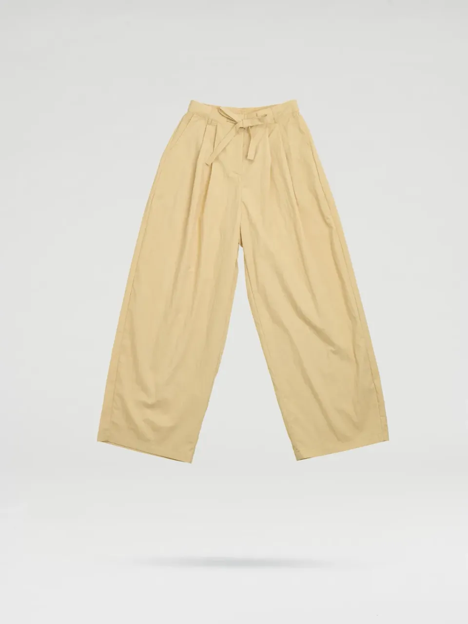 Ölend June bukser butter yellow XS/S plisseret