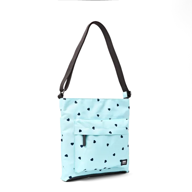 Roka London Kennington B crossbody taske medium heart print