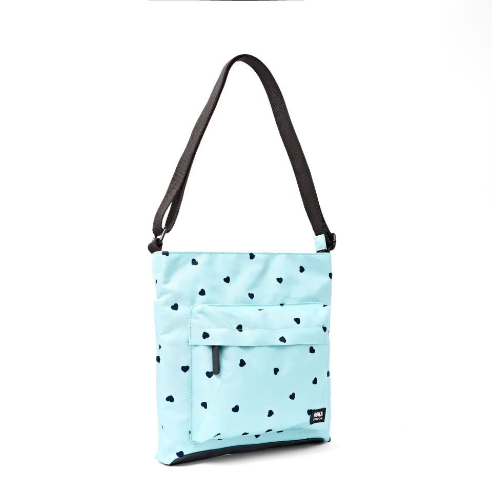 Roka London Kennington B crossbody taske medium heart print