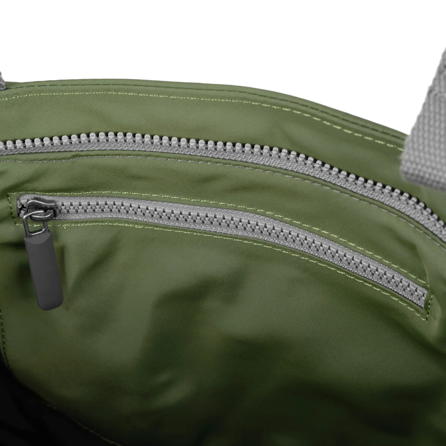 Roka London Trafalgar Avocado tote taske Medium grøn laptoprum