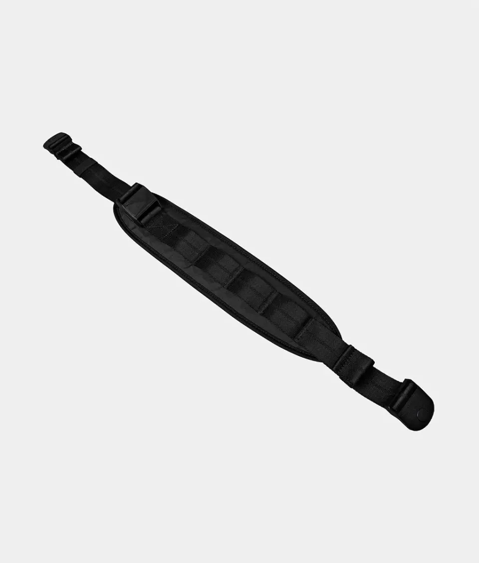 Alpaka Padded Shoulder Strap bred bærerem sort