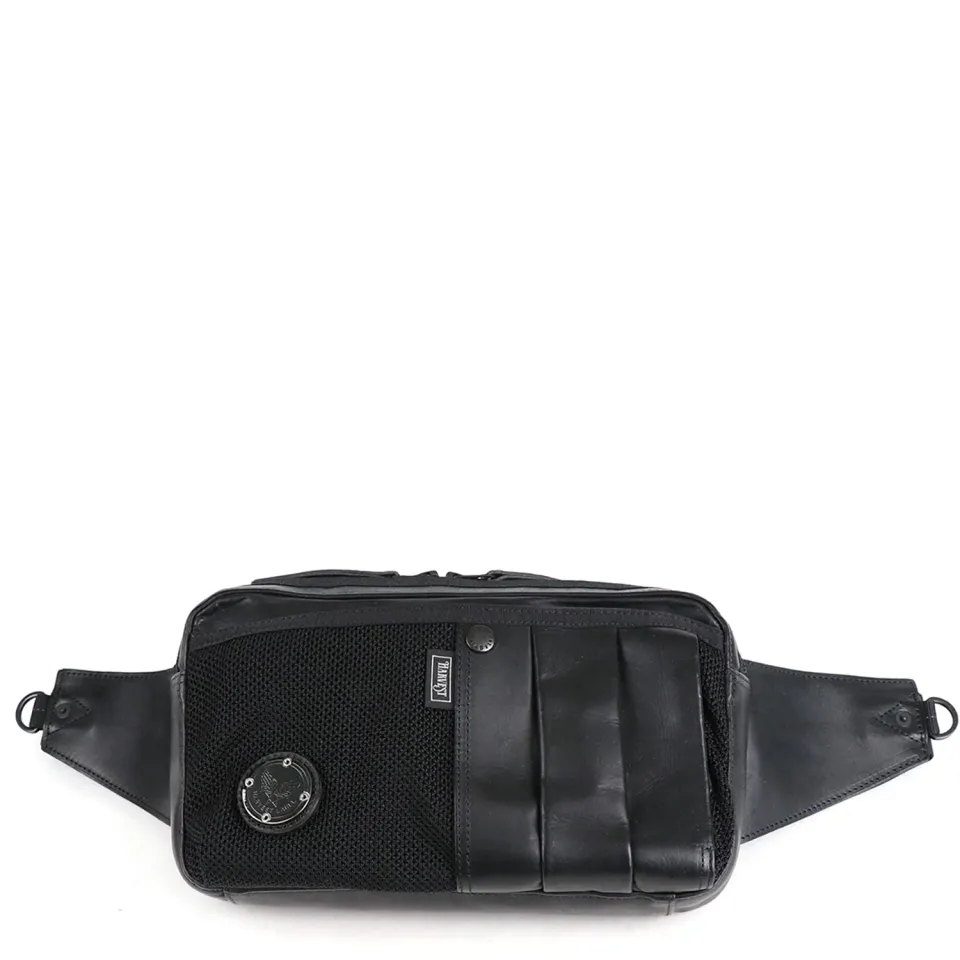Harvest Label Custom Pelle HP-0201 bæltetaske sort læder
