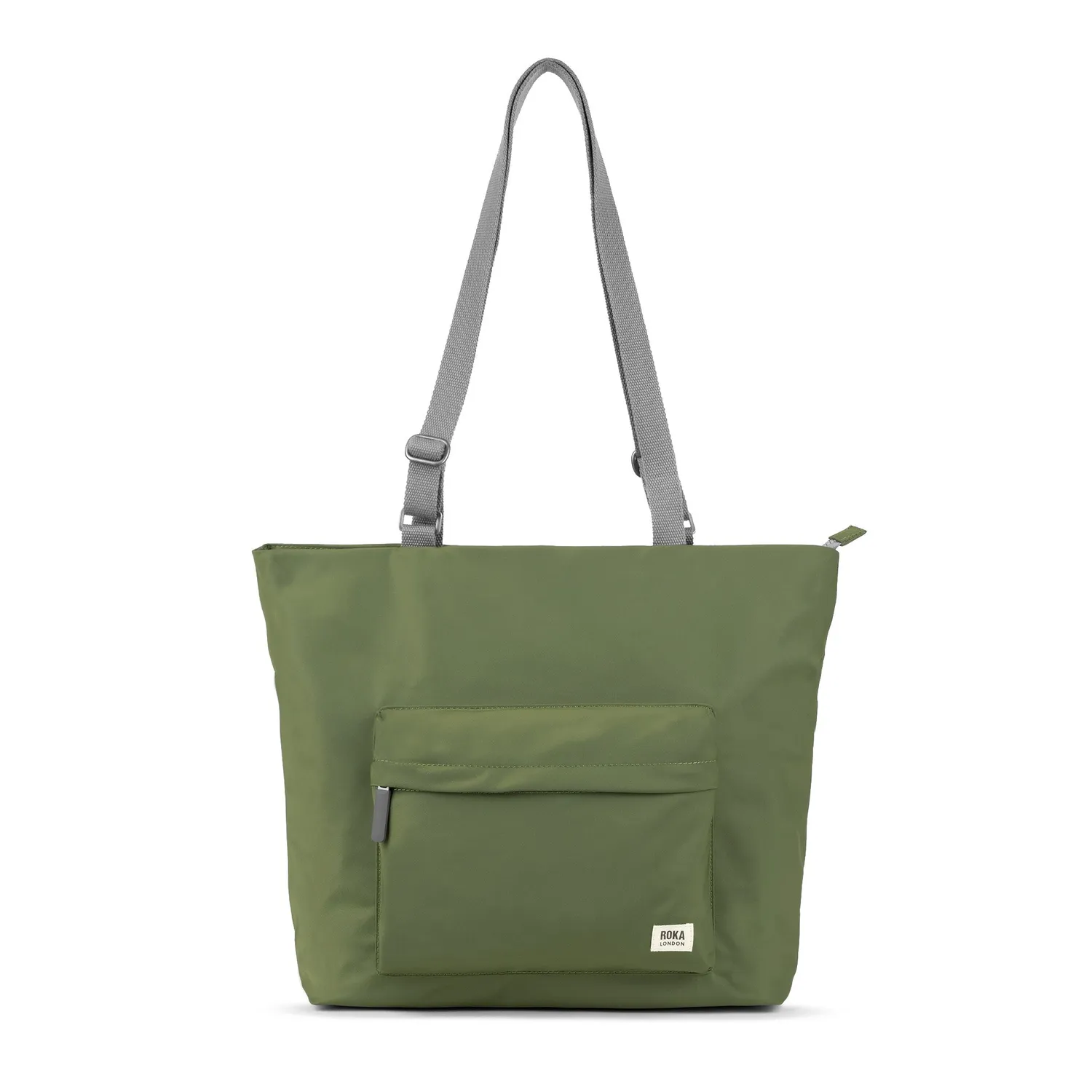 Roka London Trafalgar Avocado tote taske Medium grøn laptoprum