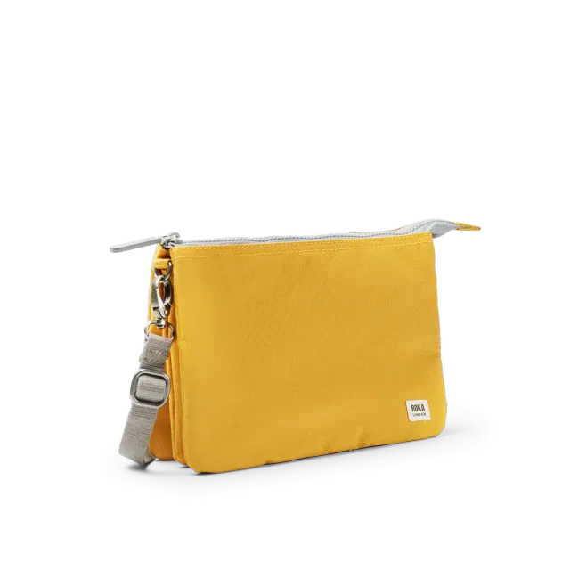 Roka London Carnaby XL crossbody flax med kortrum
