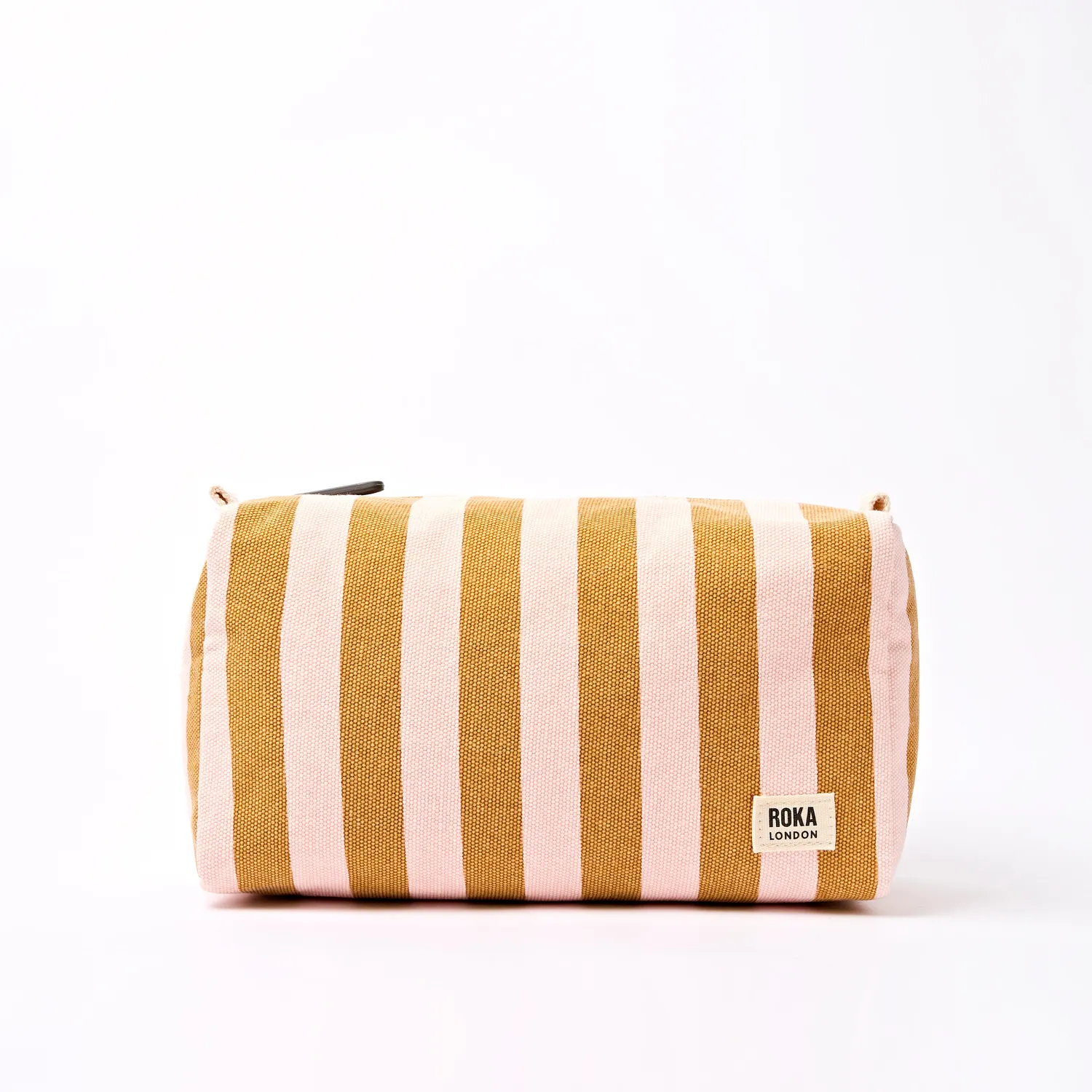 Roka London Maygrove toilettaske Rose Gold Stripe Small vandtæt