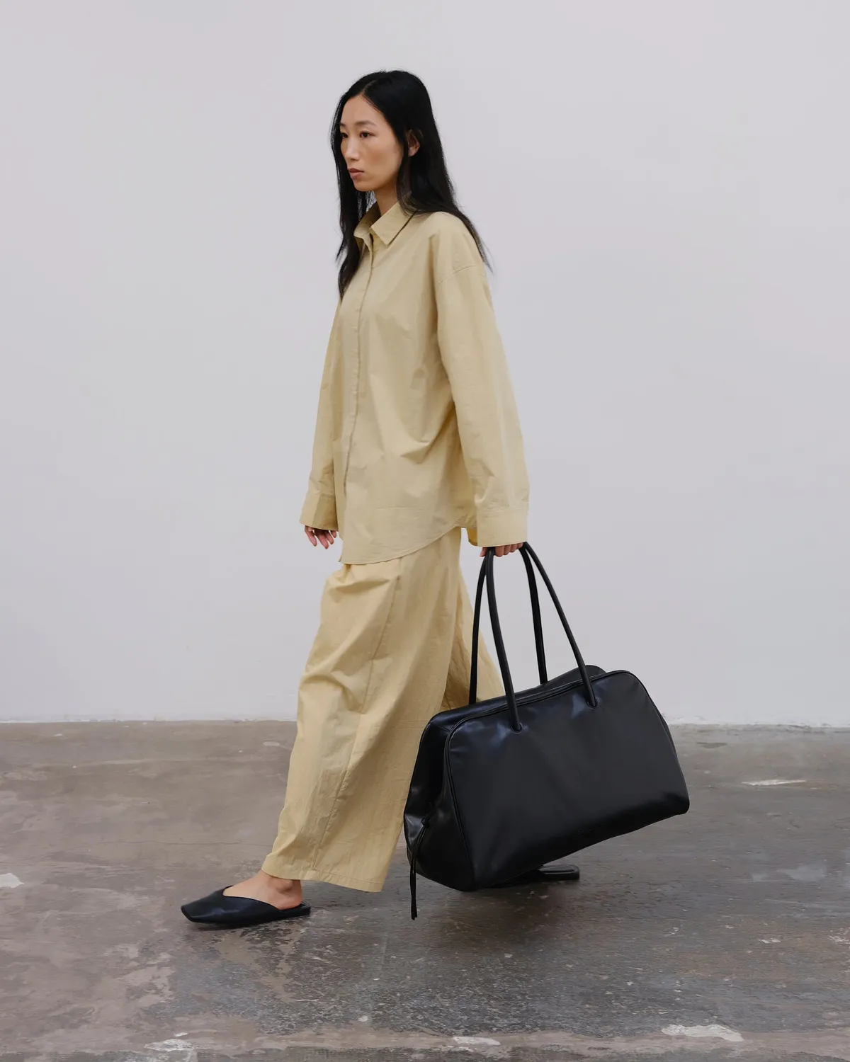 Ölend Large Brooklyn Bag skuldertaske sort vegansk læder