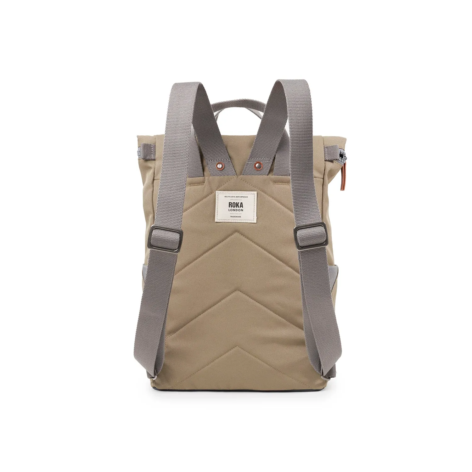 Roka London Finchley rygsæk taupe medium brun