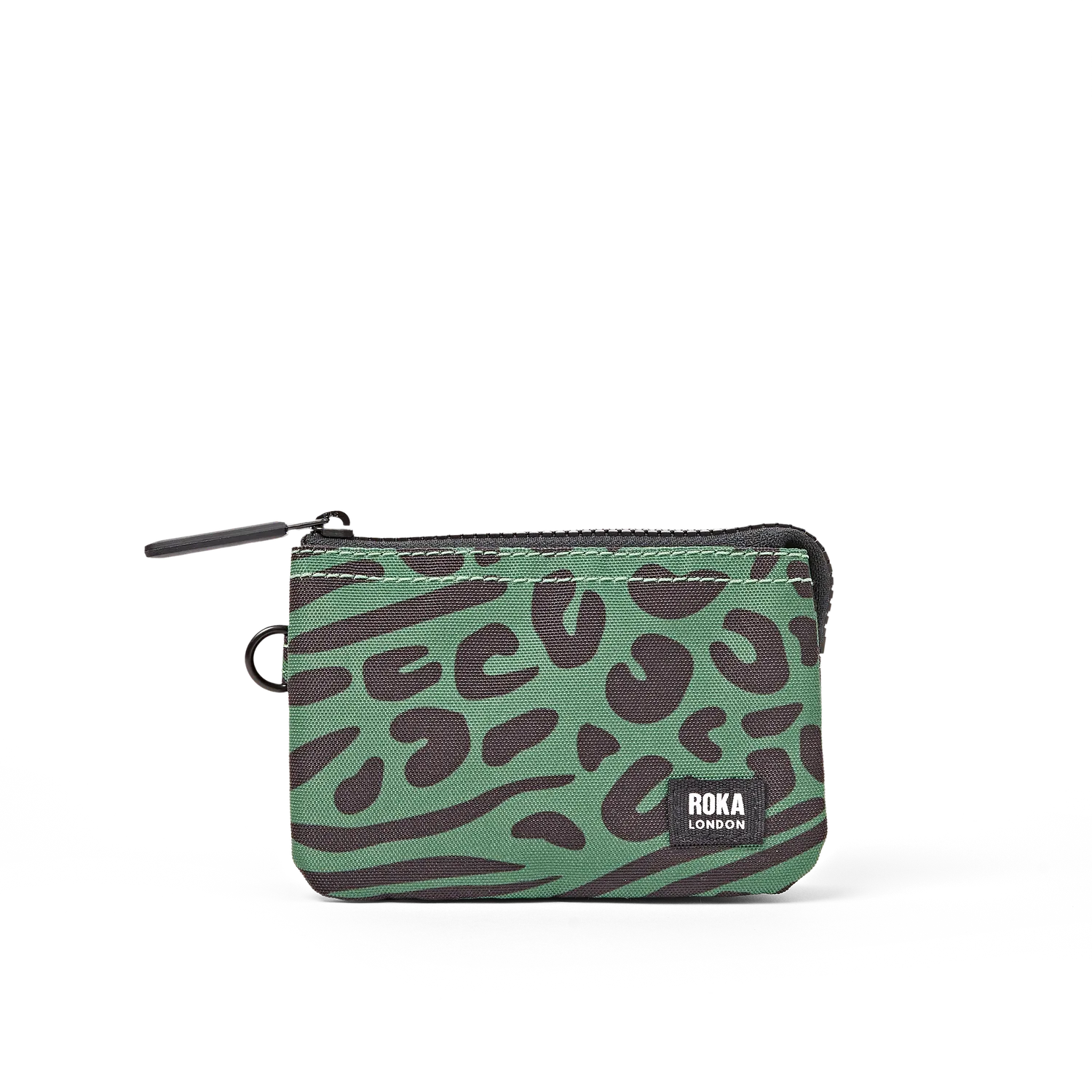 Roka London Carnaby Small pung Mixed Animal Artichoke