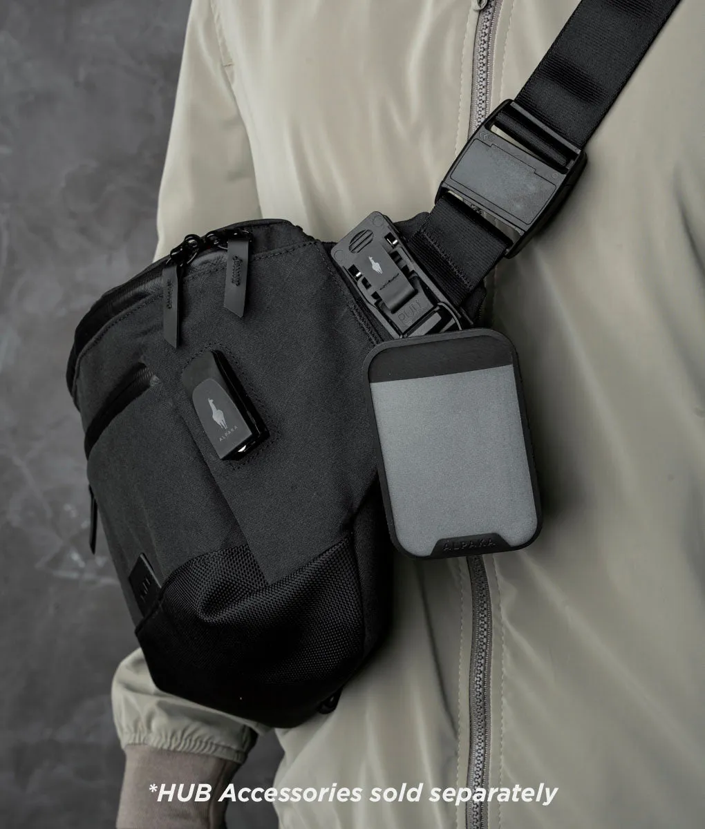 Alpaka Bravo X Sling V2 skuldertaske sort 6L