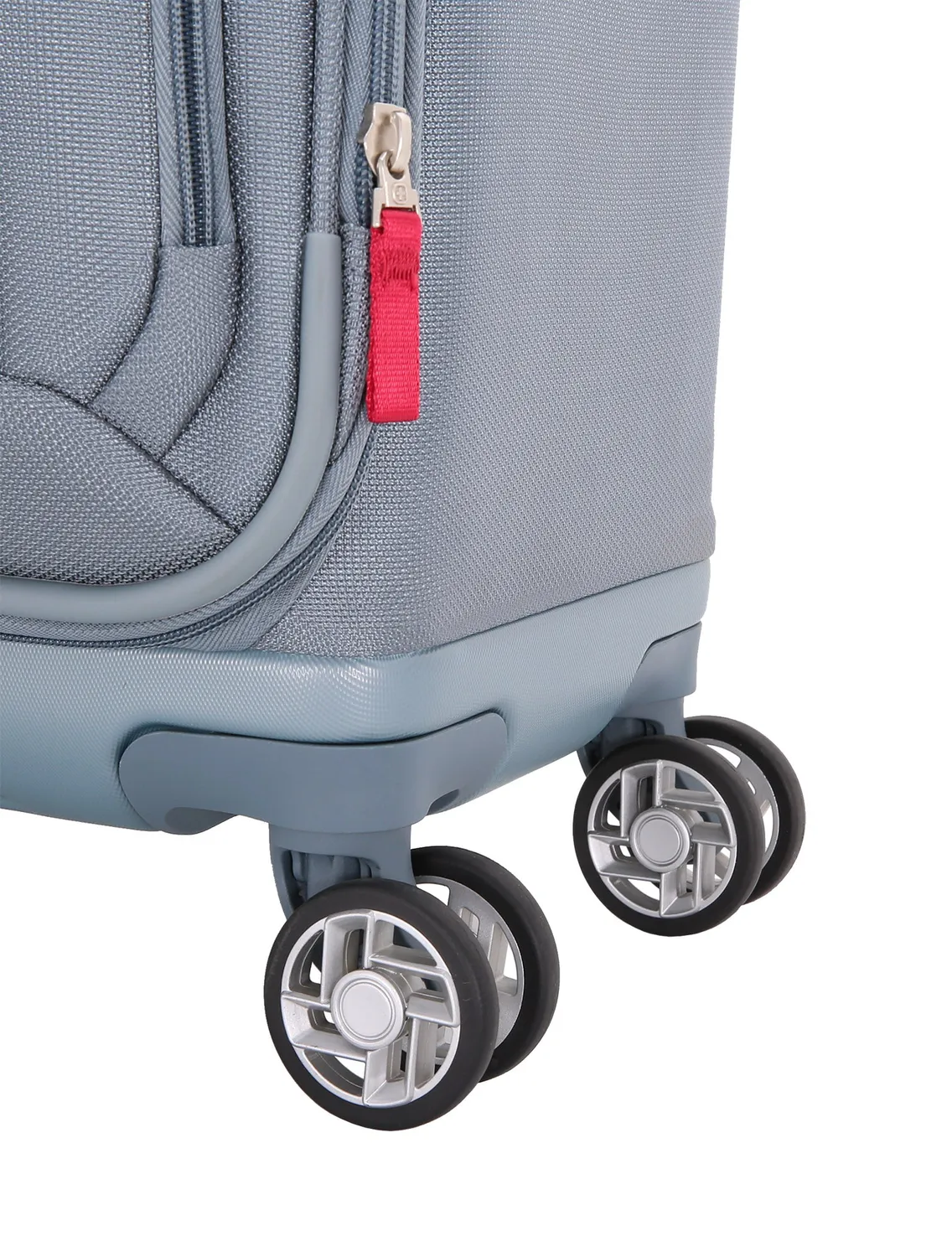 SwissGear Tensilite Large Checked Spinner kuffert sølv/blå 29"
