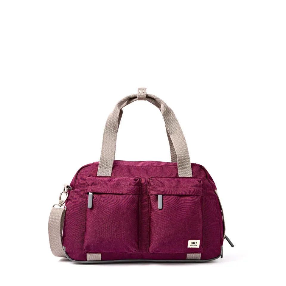 Roka Gatwick duffelbag Small – Cherry Lacquer