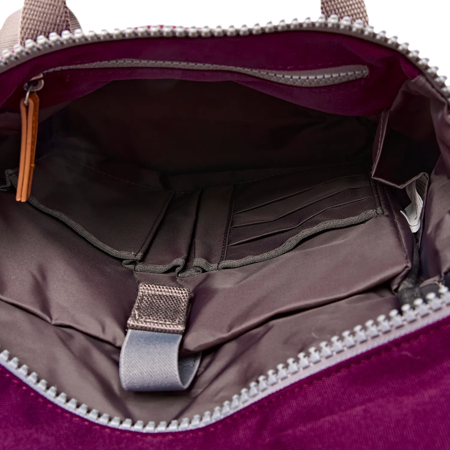 Roka London Finchley Cherry Lacquer rygsæk roll-top